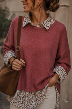 Sweater Dúo floral
