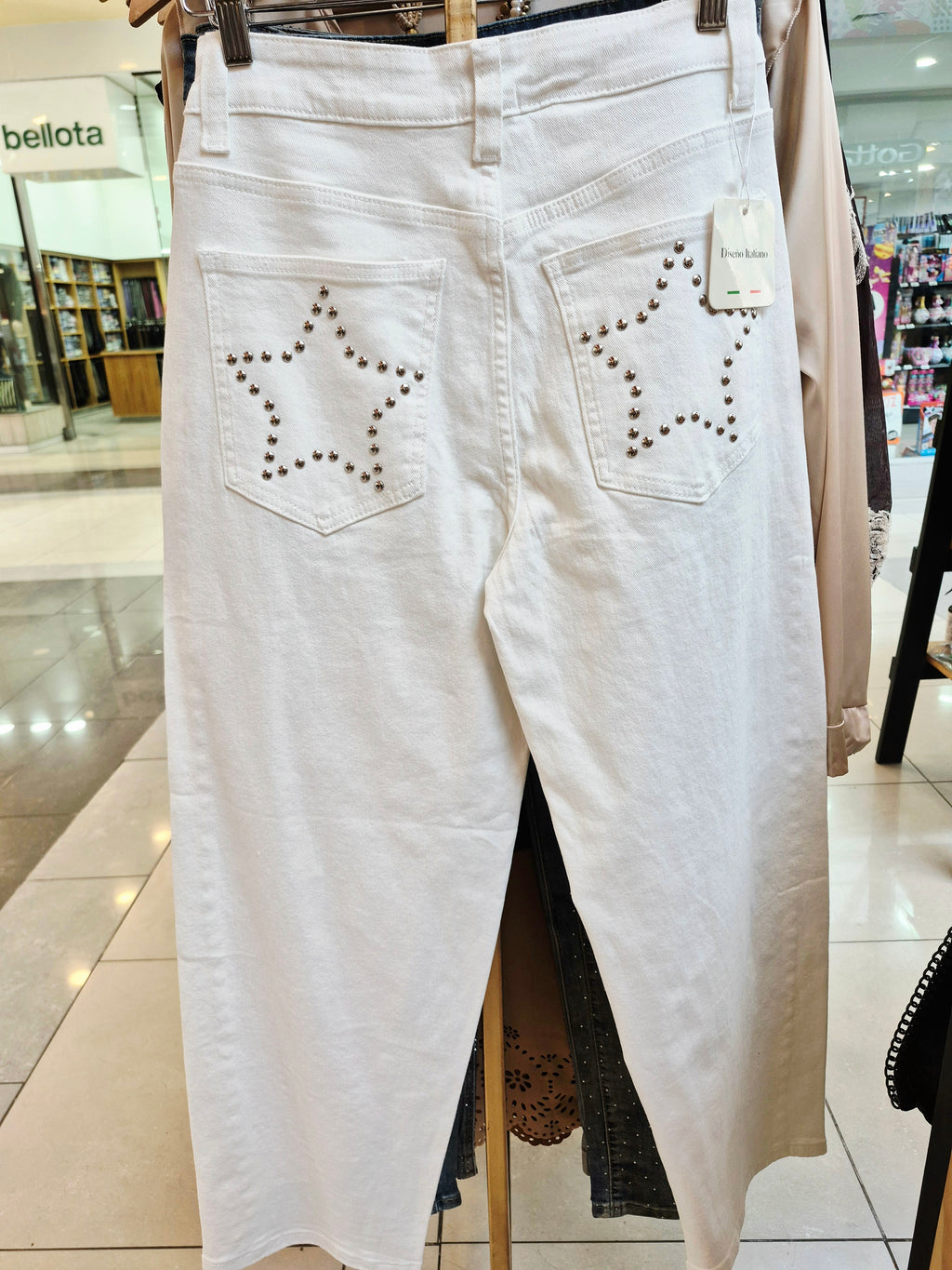 Jeans Barrel Tachas