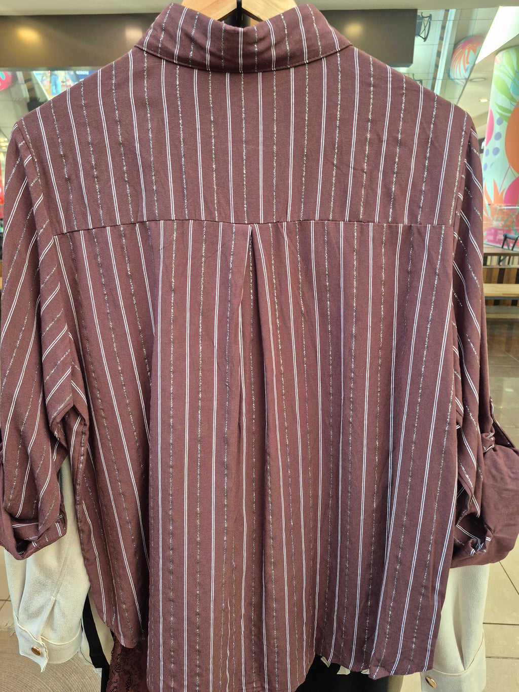 Camisa Rayas lurex