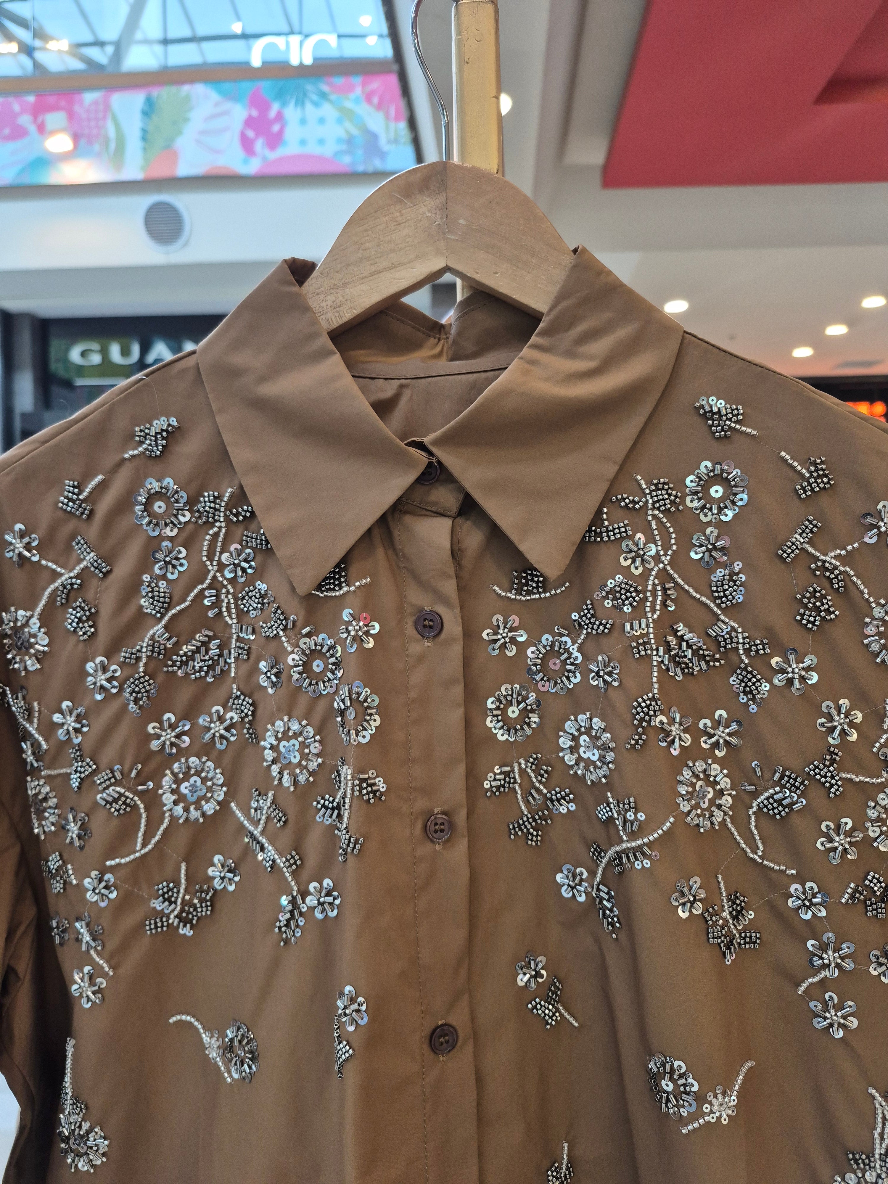 Camisa Bordada Garden