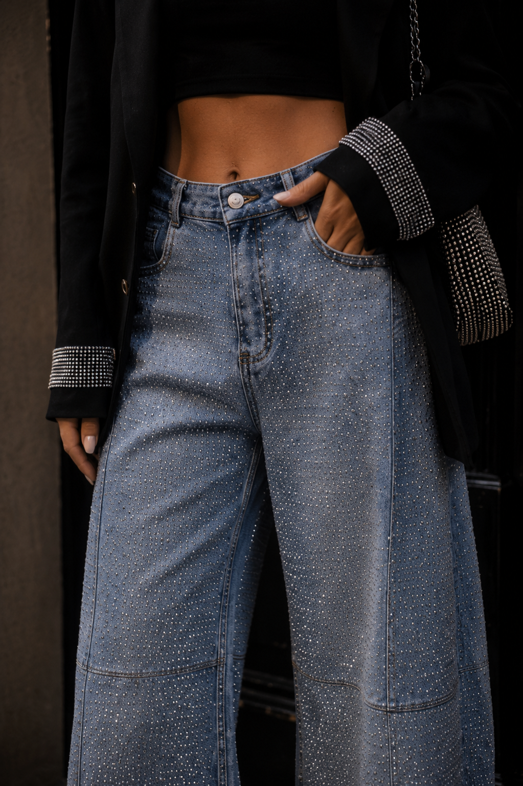Jeans strass rain