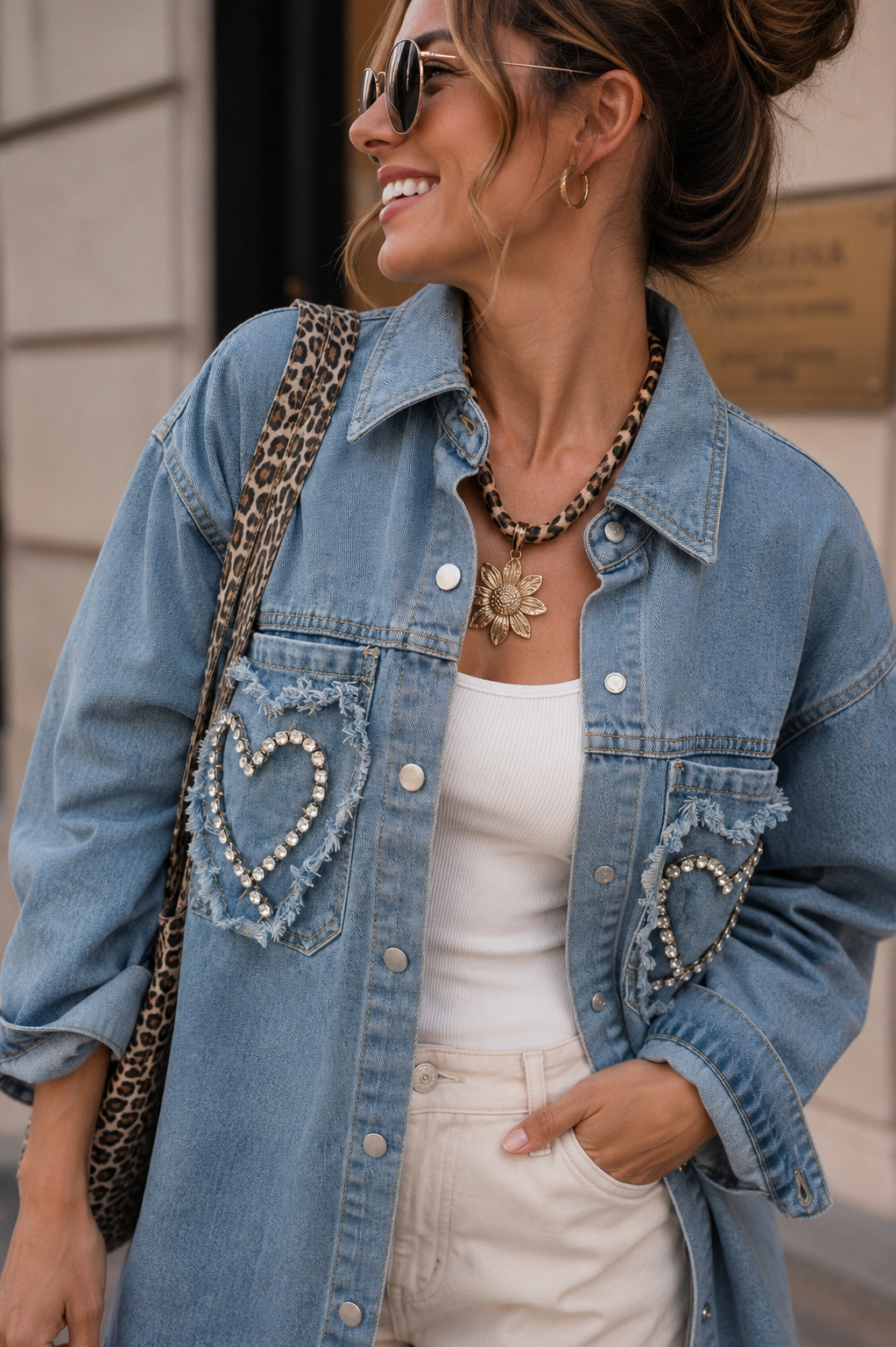 Sobrecamisa corazones