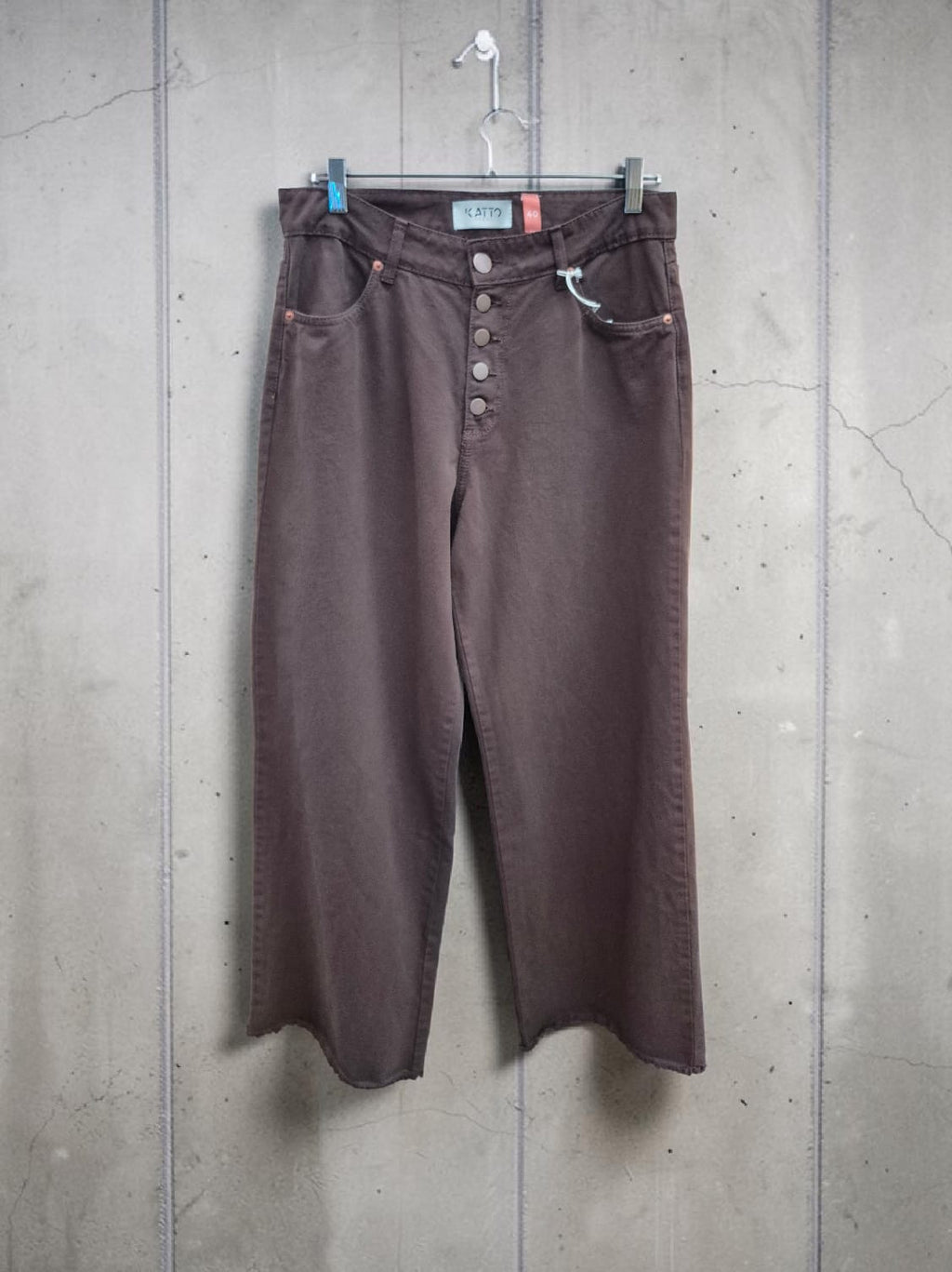 Jeans Wide leg Katto chocolate
