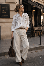 Camisa Bordada Garden