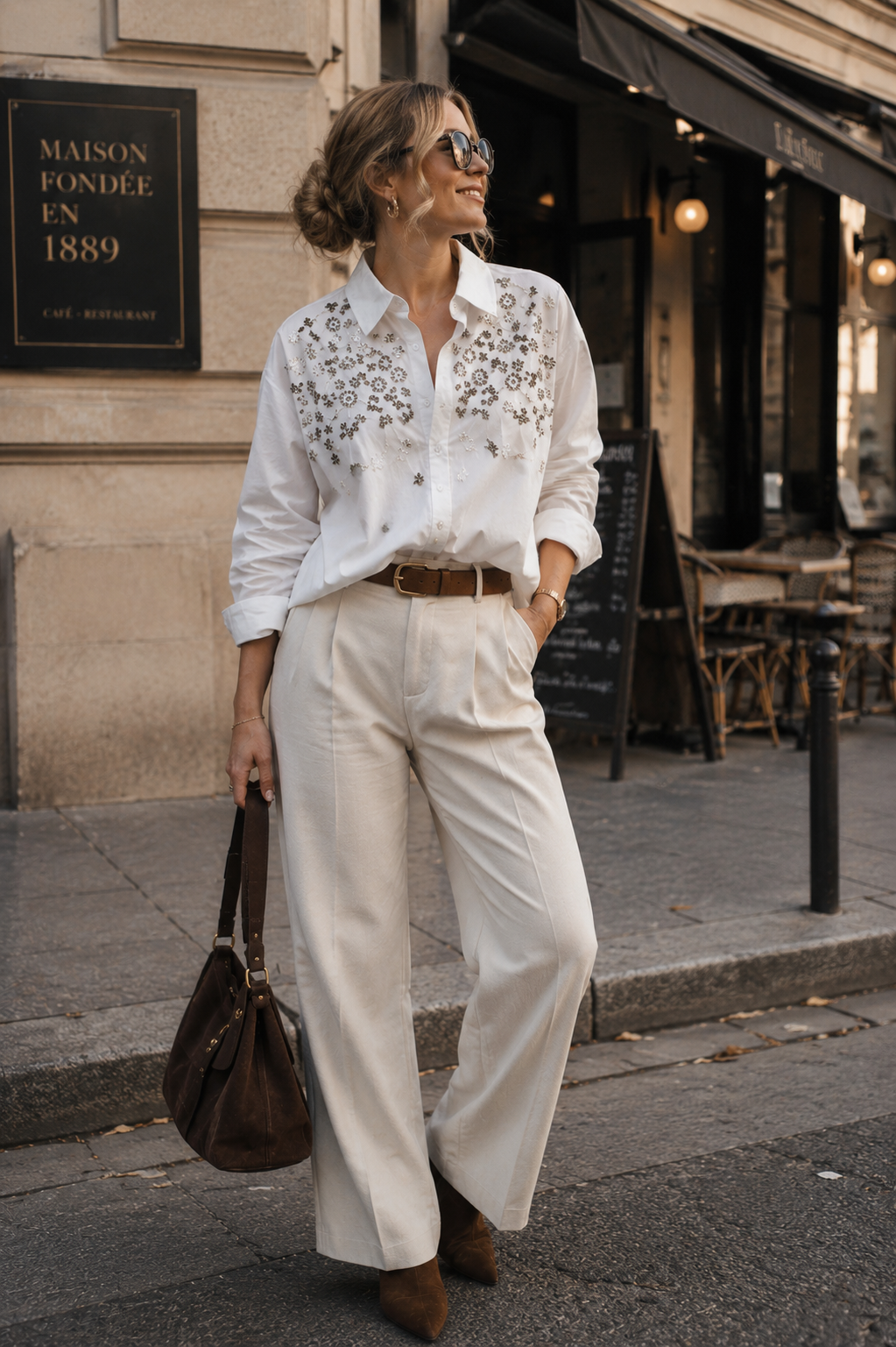 Camisa Bordada Garden