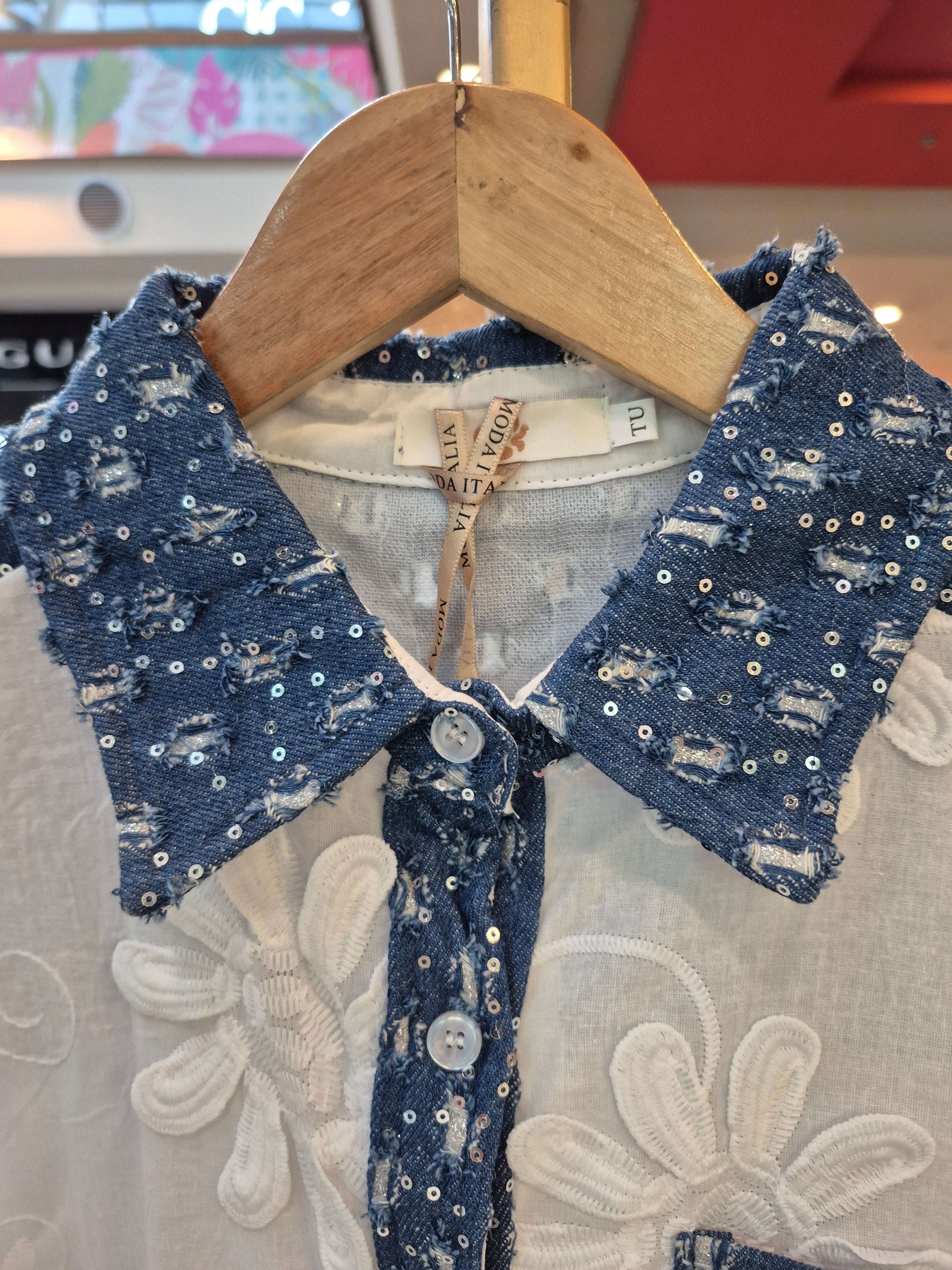 Camisa patchwork