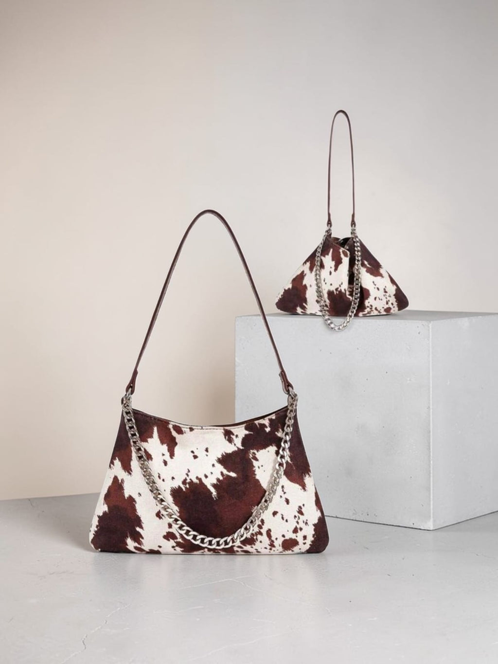 Mini cartera diseño vaca