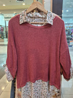 Sweater Dúo floral