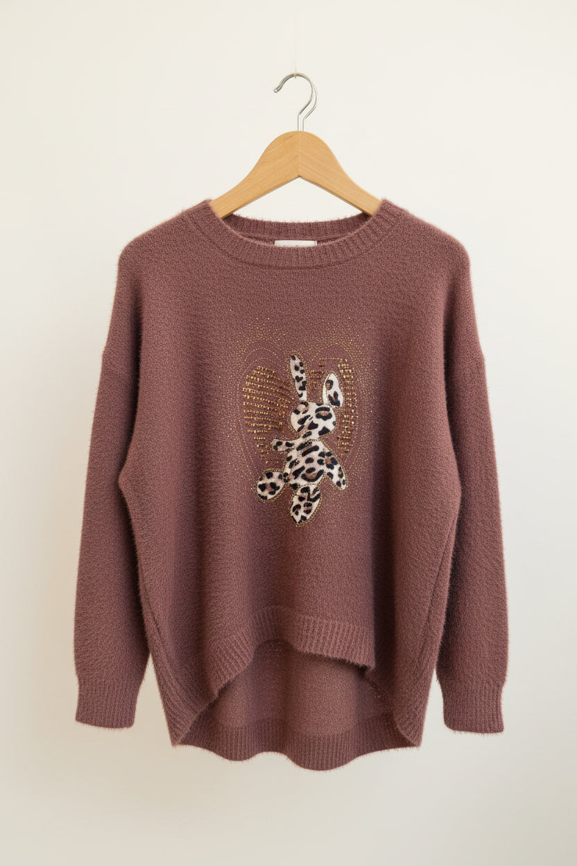 Sweater Rabbit  Print.