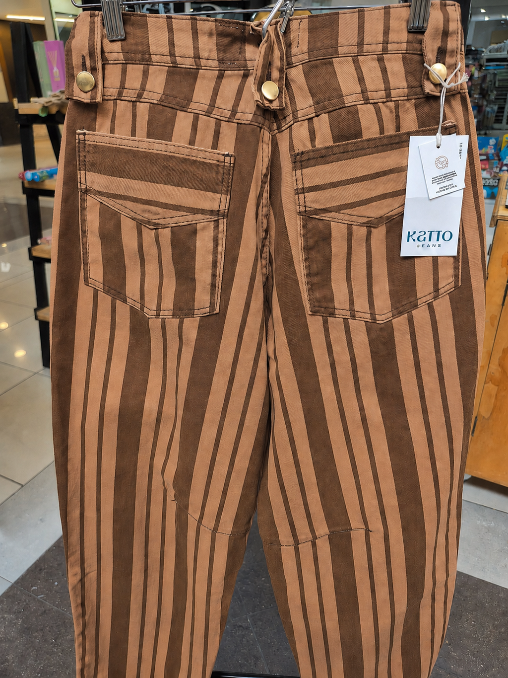 Jeans Katto Barrel Rayas