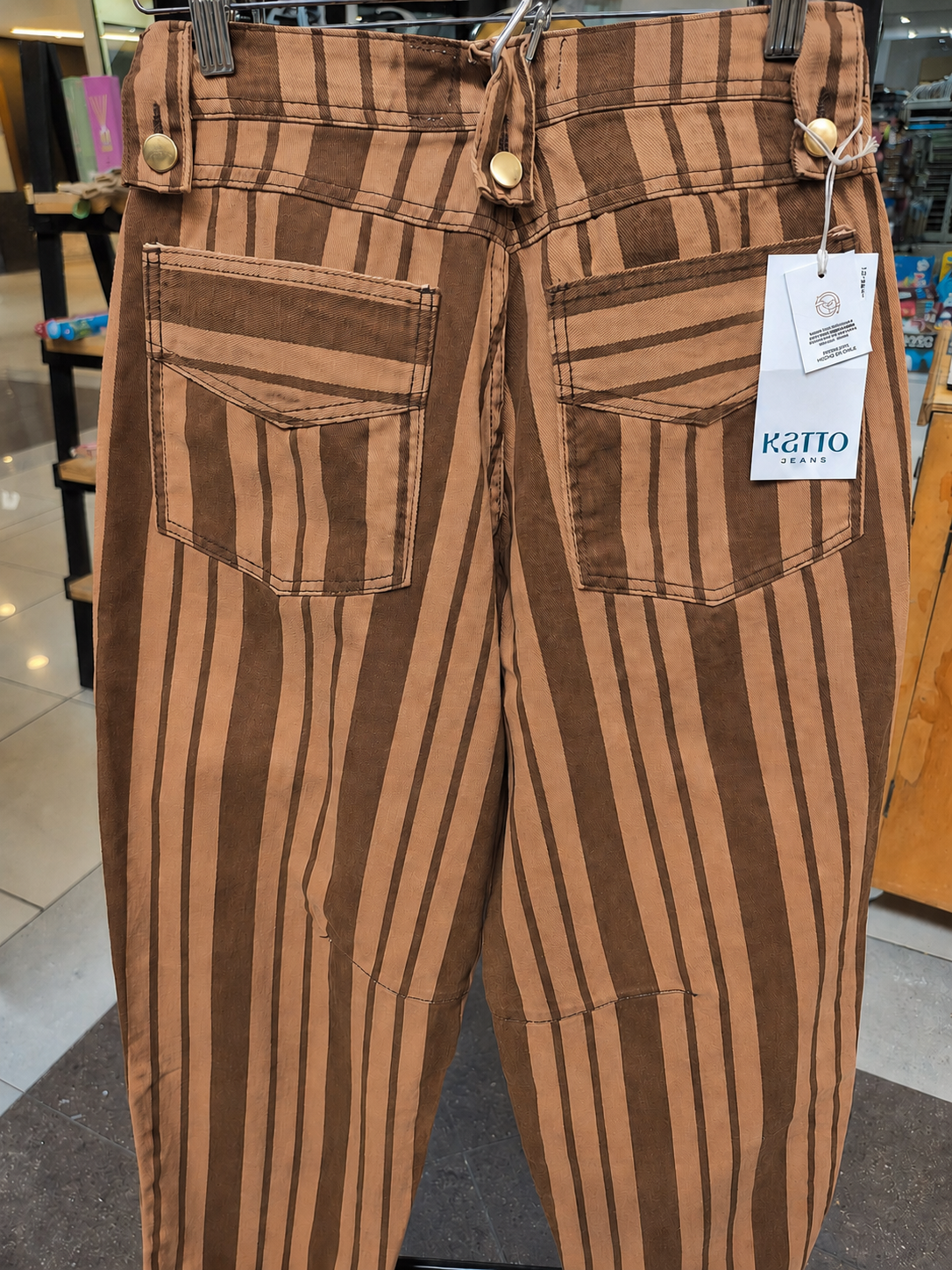 Jeans Katto Barrel Rayas