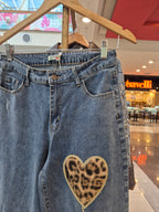 Jeans Corazón print