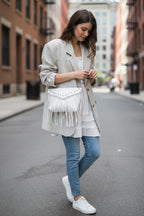 Cartera Flecos Tachas