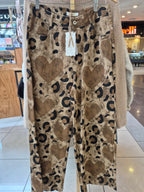 Pantalón corazón print
