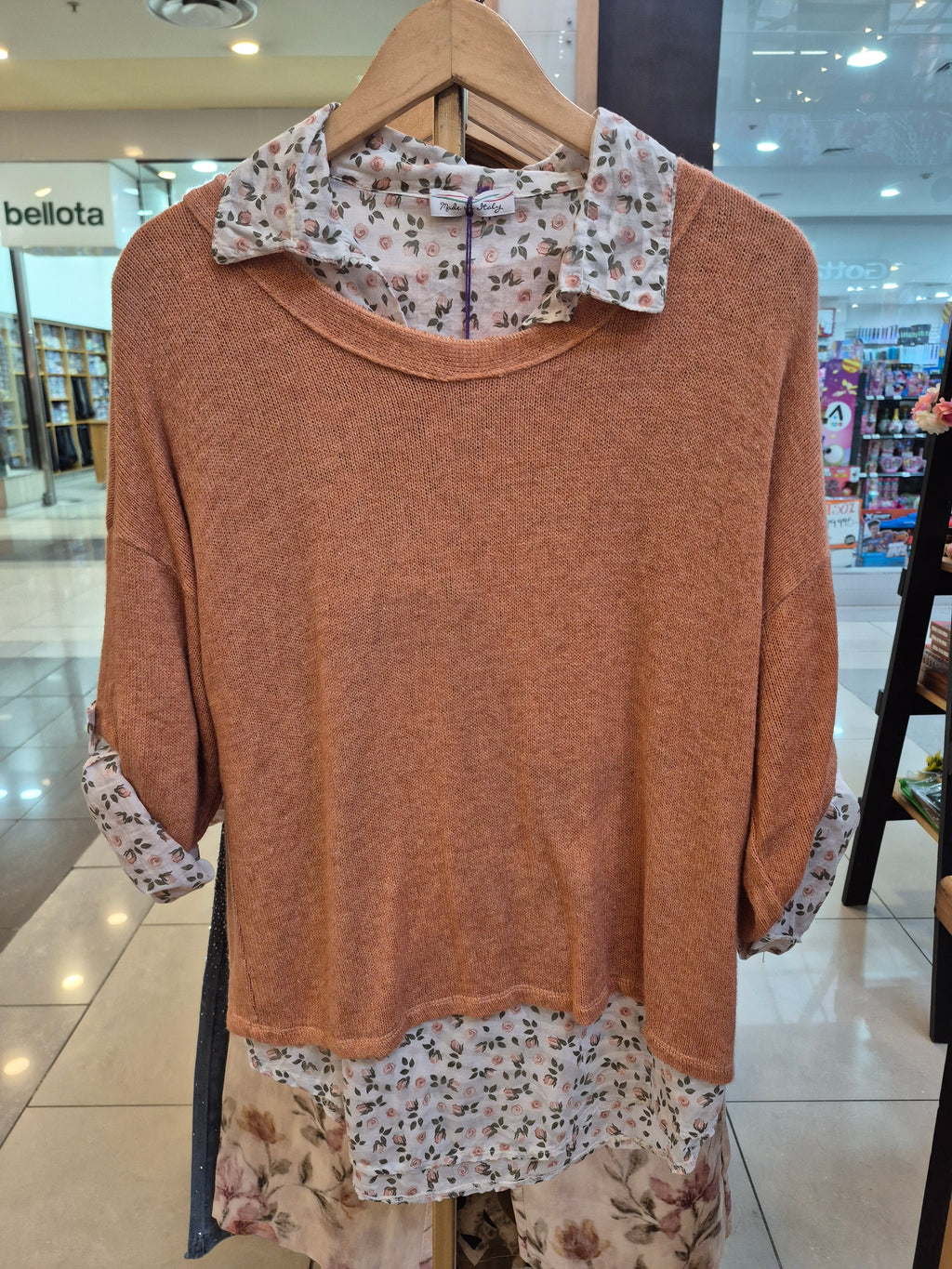 Sweater Dúo floral