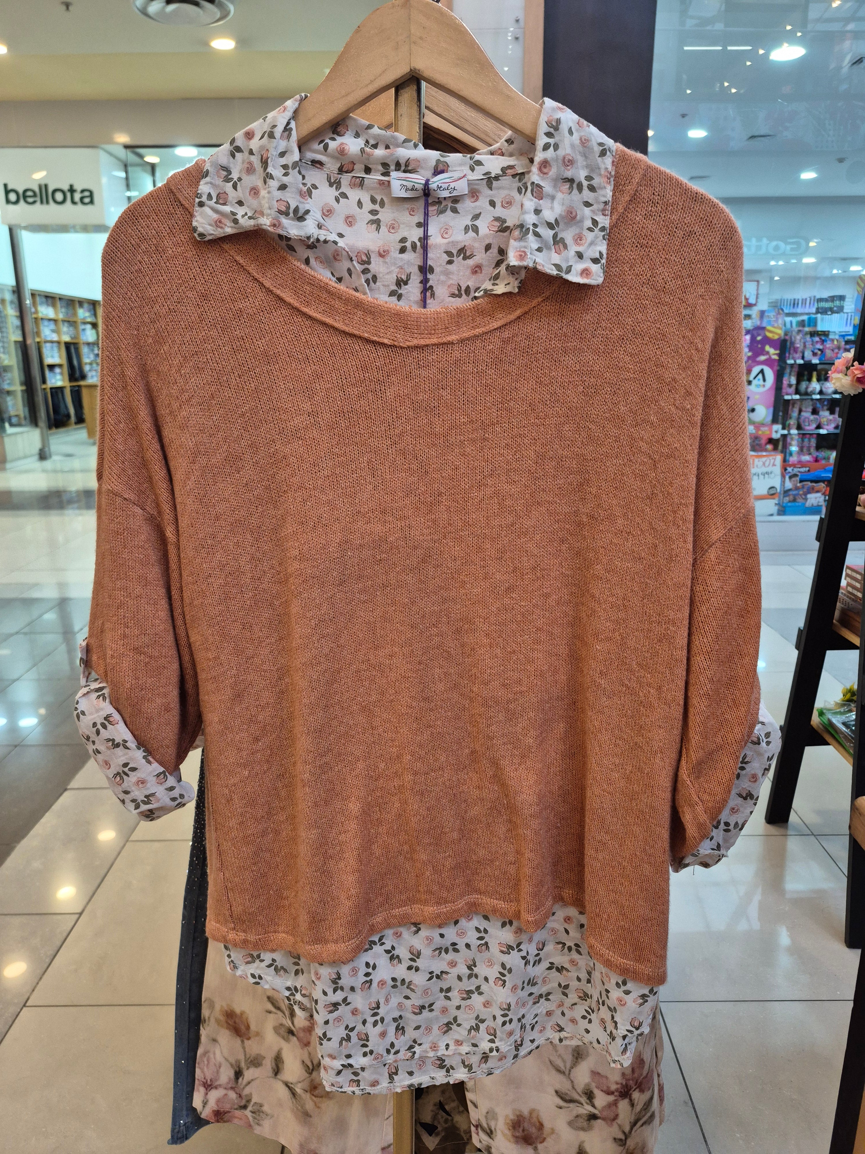 Sweater Dúo floral