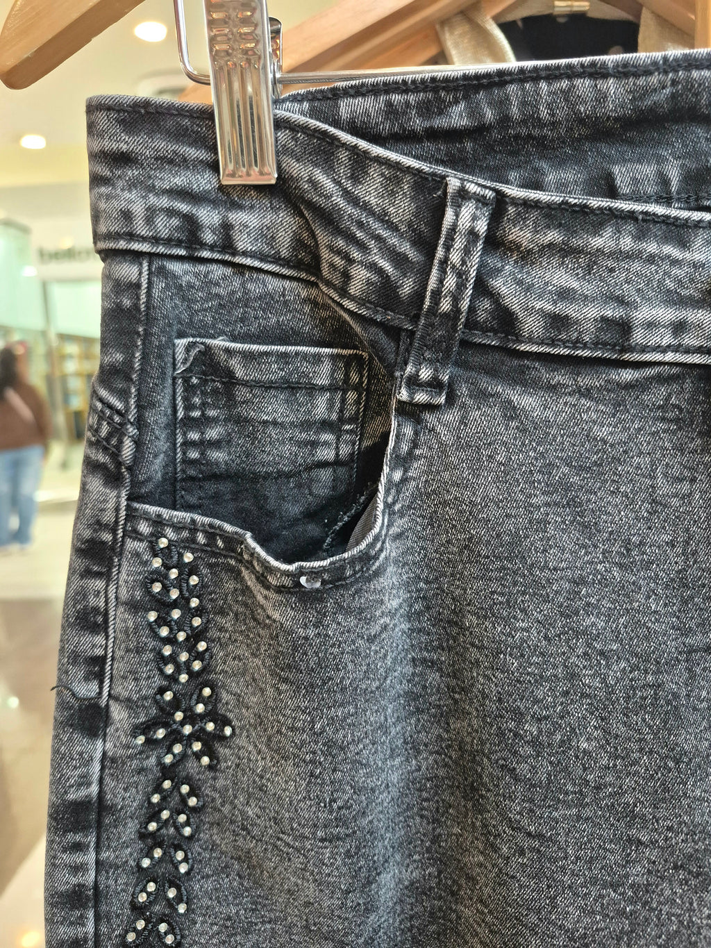 Jeans Bordado Strass