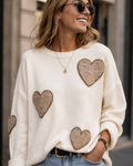 Sweater Corazón relieve
