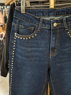 Jeans wide leg Oxford