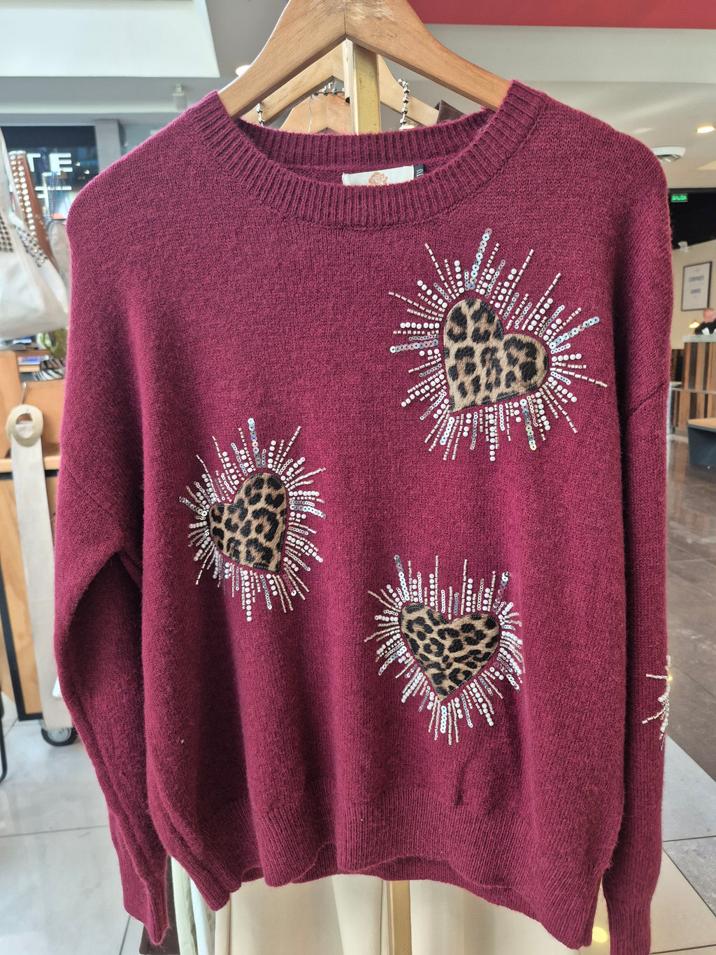 Sweater Corazones Glow