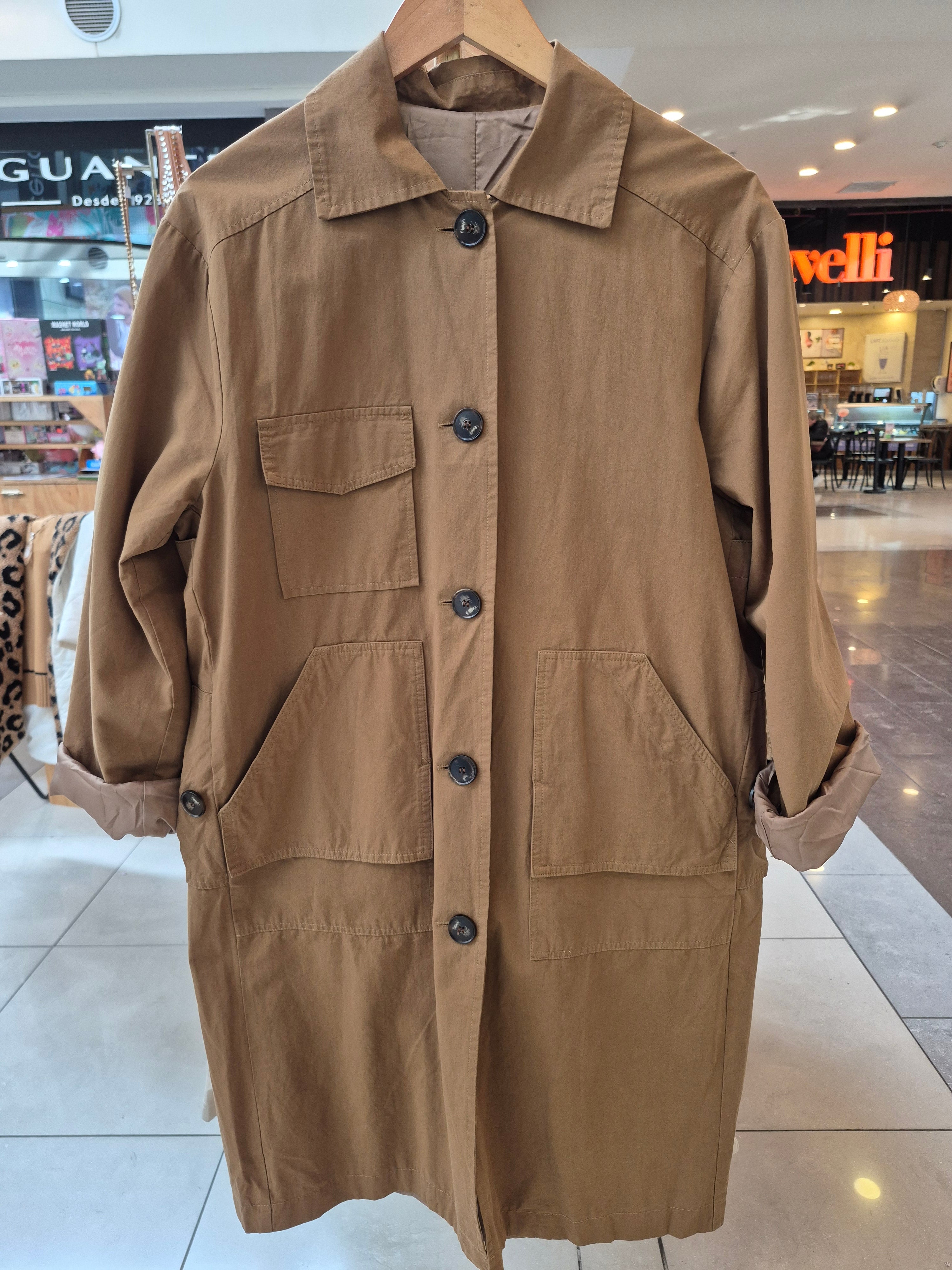 Trench gabardina