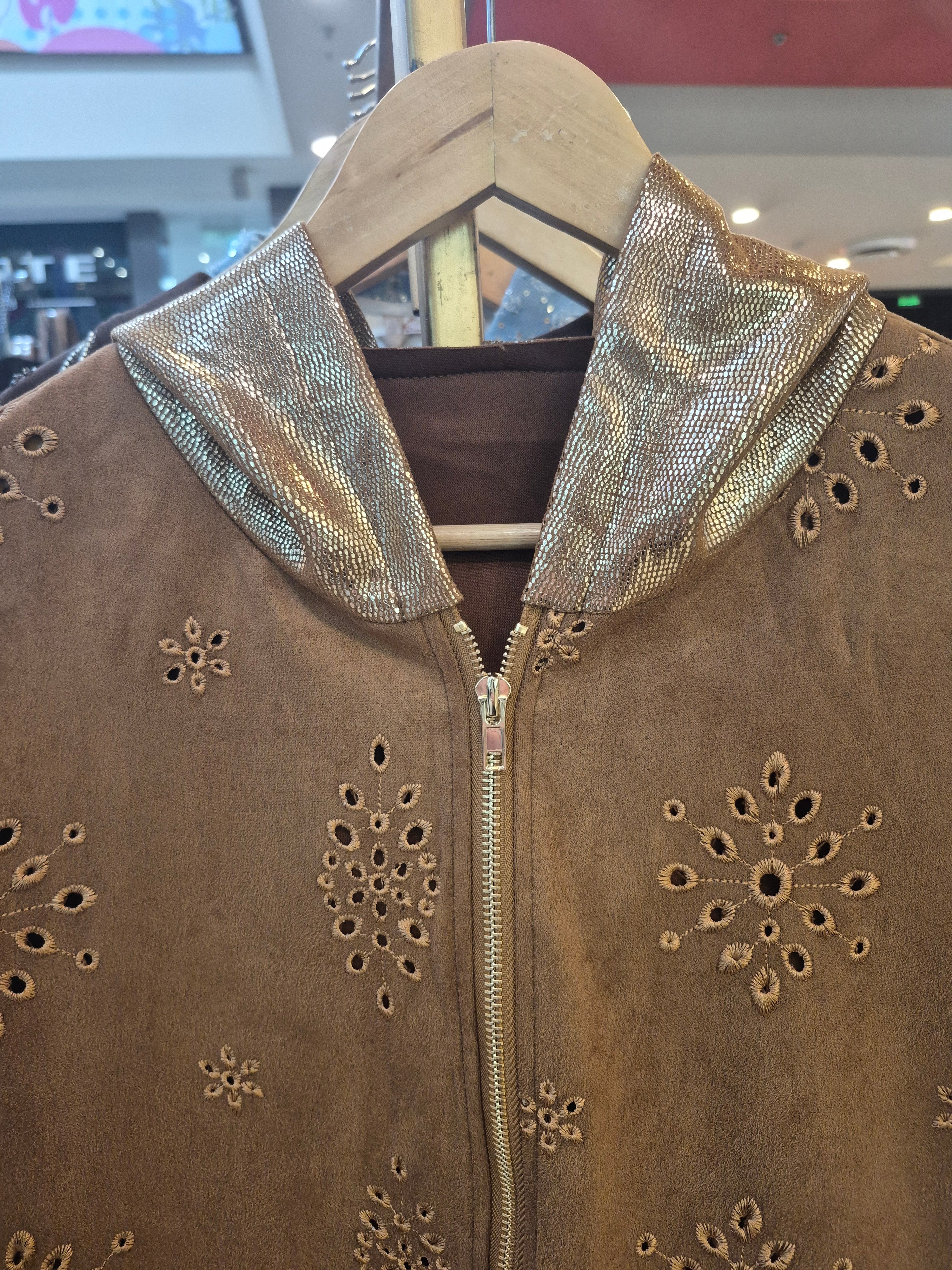 Campera gamuzada