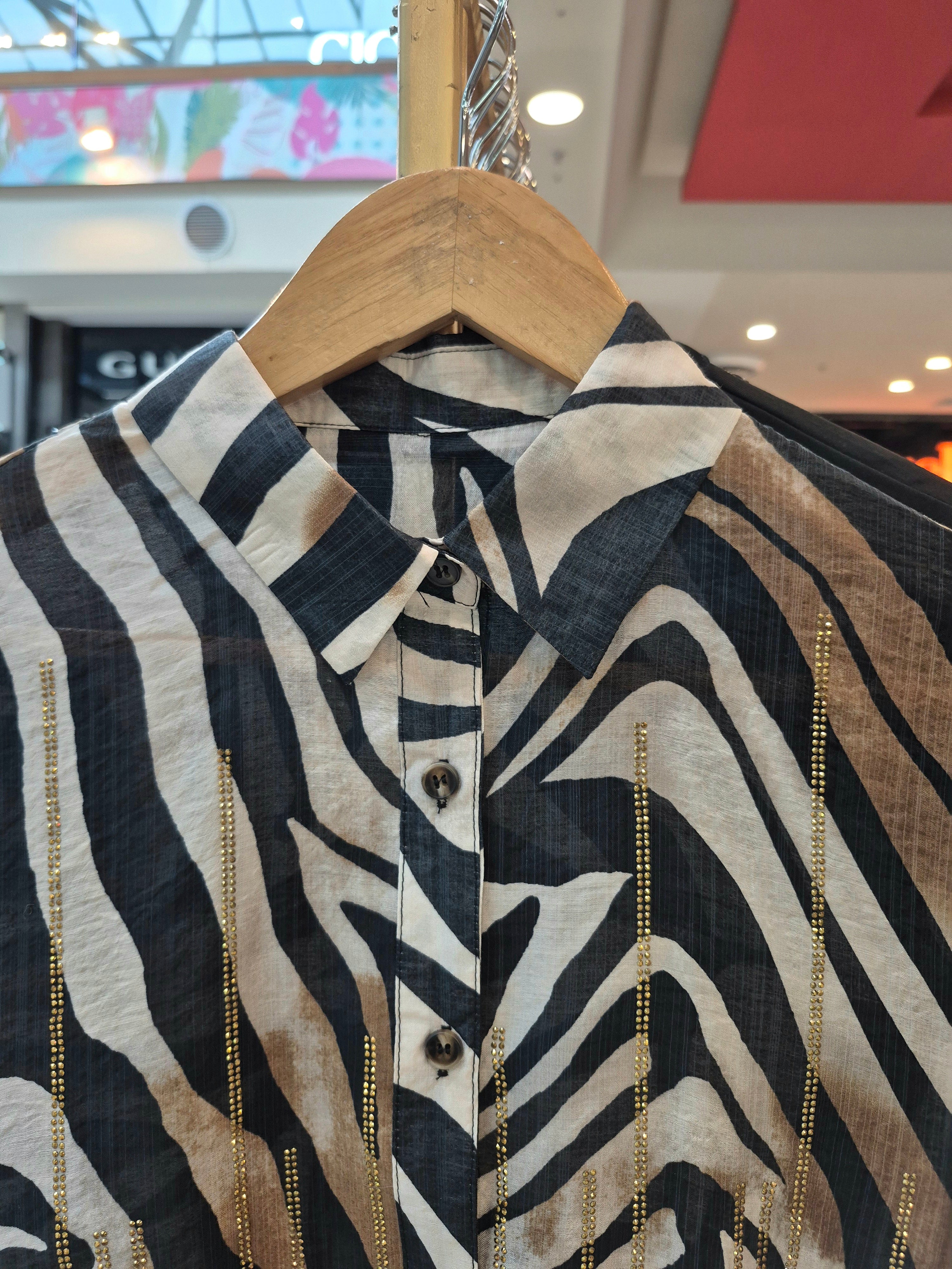 Camisa Gasa animal print