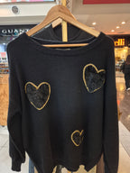 Sweater Corazón relieve