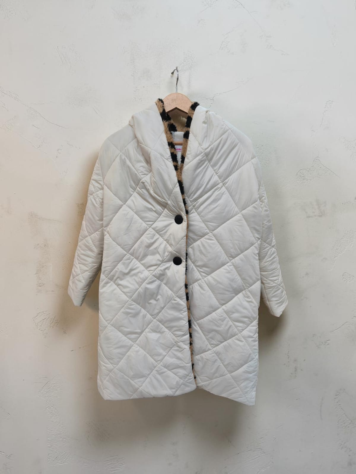 Parka italiana acolchada con capuchón 🇮🇹