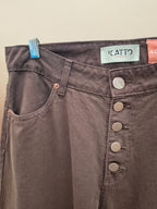 Jeans Wide leg Katto chocolate