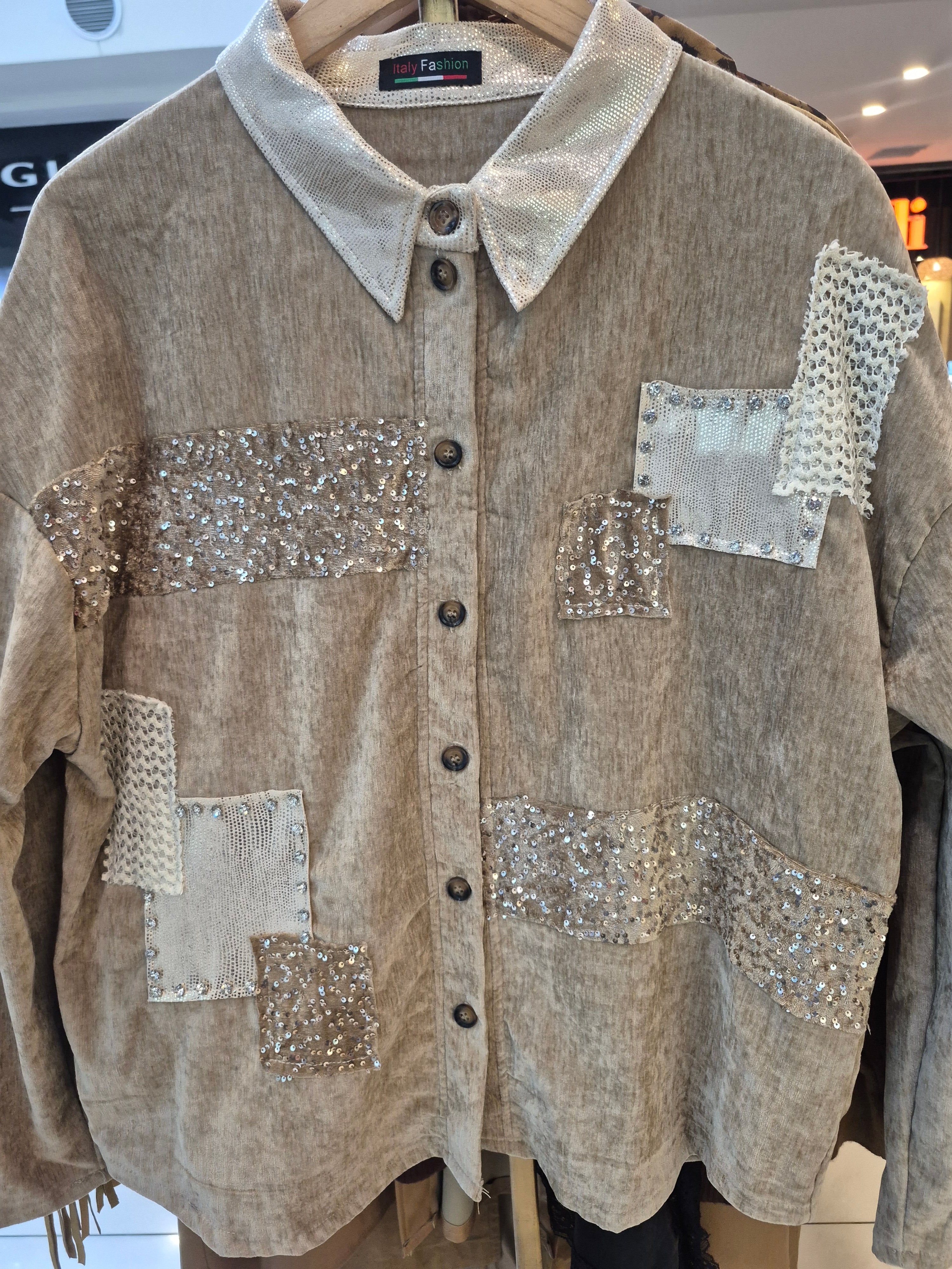 Sobrecamisa Velvet Patch